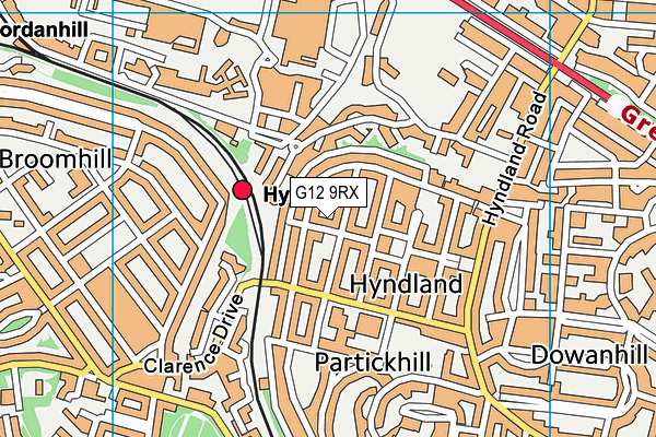 G12 9RX map - OS VectorMap District (Ordnance Survey) G12 9RX map - OS VectorMap District (Ordnance Survey)