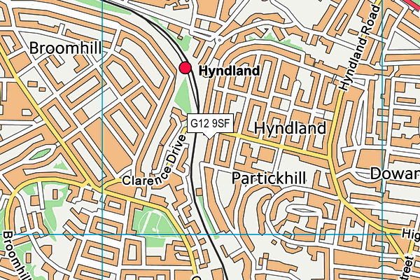 G12 9SF map - OS VectorMap District (Ordnance Survey) G12 9SF map - OS VectorMap District (Ordnance Survey)
