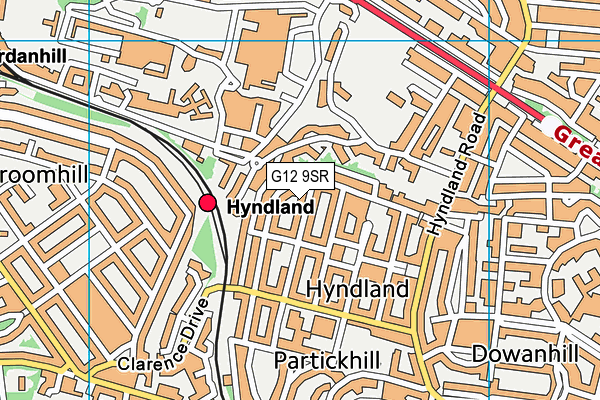 G12 9SR map - OS VectorMap District (Ordnance Survey) G12 9SR map - OS VectorMap District (Ordnance Survey)