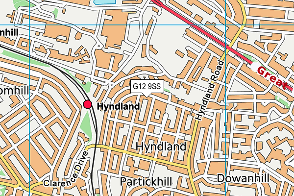 G12 9SS map - OS VectorMap District (Ordnance Survey) G12 9SS map - OS VectorMap District (Ordnance Survey)