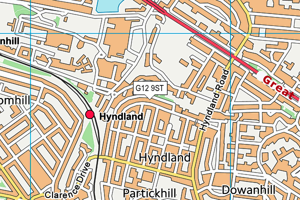 G12 9ST map - OS VectorMap District (Ordnance Survey) G12 9ST map - OS VectorMap District (Ordnance Survey)