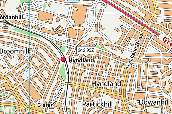 G12 9SZ map - OS VectorMap District (Ordnance Survey) G12 9SZ map - OS VectorMap District (Ordnance Survey)