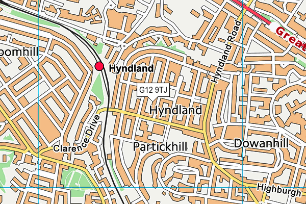 G12 9TJ map - OS VectorMap District (Ordnance Survey) G12 9TJ map - OS VectorMap District (Ordnance Survey)