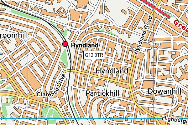 G12 9TR map - OS VectorMap District (Ordnance Survey) G12 9TR map - OS VectorMap District (Ordnance Survey)