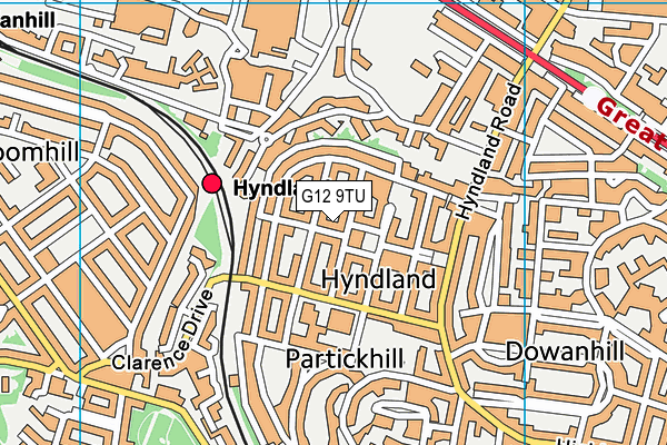 G12 9TU map - OS VectorMap District (Ordnance Survey) G12 9TU map - OS VectorMap District (Ordnance Survey)
