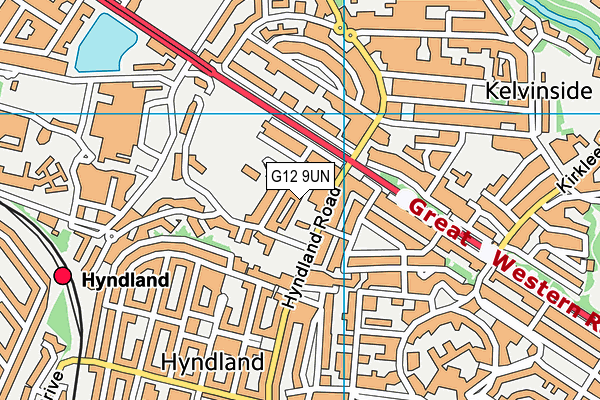 G12 9UN map - OS VectorMap District (Ordnance Survey) G12 9UN map - OS VectorMap District (Ordnance Survey)