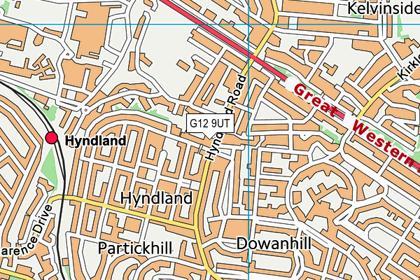 G12 9UT map - OS VectorMap District (Ordnance Survey) G12 9UT map - OS VectorMap District (Ordnance Survey)