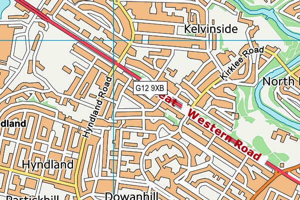 G12 9XB map - OS VectorMap District (Ordnance Survey) G12 9XB map - OS VectorMap District (Ordnance Survey)