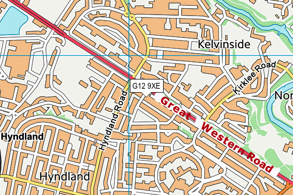 G12 9XE map - OS VectorMap District (Ordnance Survey) G12 9XE map - OS VectorMap District (Ordnance Survey)