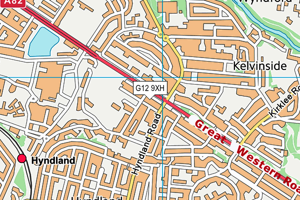 G12 9XH map - OS VectorMap District (Ordnance Survey) G12 9XH map - OS VectorMap District (Ordnance Survey)