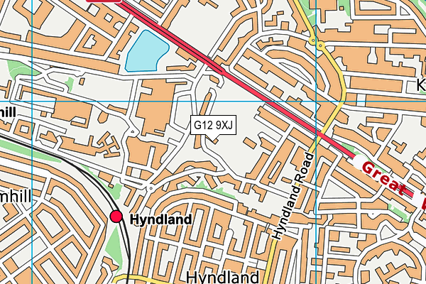 G12 9XJ map - OS VectorMap District (Ordnance Survey) G12 9XJ map - OS VectorMap District (Ordnance Survey)