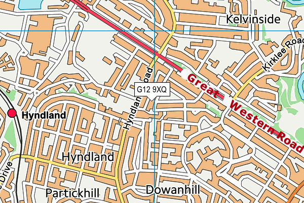 G12 9XQ map - OS VectorMap District (Ordnance Survey) G12 9XQ map - OS VectorMap District (Ordnance Survey)