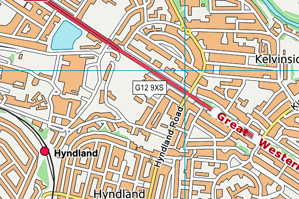 G12 9XS map - OS VectorMap District (Ordnance Survey) G12 9XS map - OS VectorMap District (Ordnance Survey)