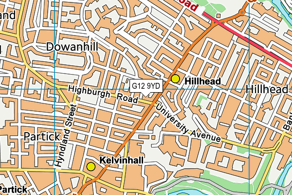 G12 9YD map - OS VectorMap District (Ordnance Survey) G12 9YD map - OS VectorMap District (Ordnance Survey)