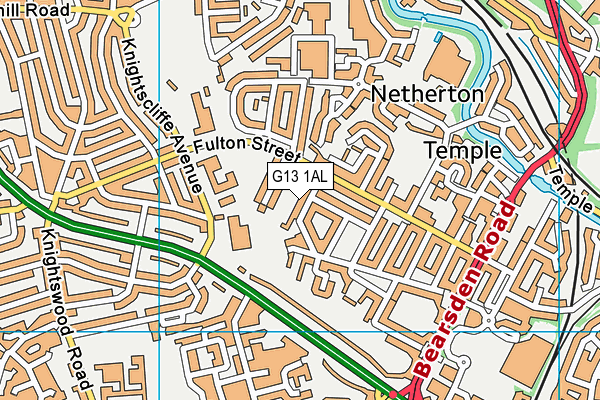 G13 1AL map - OS VectorMap District (Ordnance Survey) G13 1AL map - OS VectorMap District (Ordnance Survey)