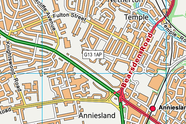 G13 1AP map - OS VectorMap District (Ordnance Survey) G13 1AP map - OS VectorMap District (Ordnance Survey)