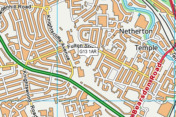 G13 1AR map - OS VectorMap District (Ordnance Survey) G13 1AR map - OS VectorMap District (Ordnance Survey)