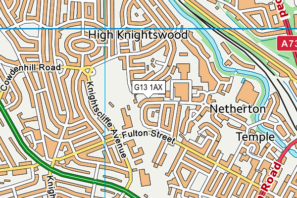 G13 1AX map - OS VectorMap District (Ordnance Survey) G13 1AX map - OS VectorMap District (Ordnance Survey)