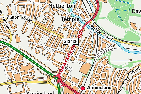 G13 1DH map - OS VectorMap District (Ordnance Survey) G13 1DH map - OS VectorMap District (Ordnance Survey)