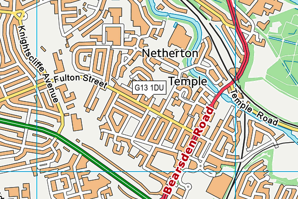 G13 1DU map - OS VectorMap District (Ordnance Survey) G13 1DU map - OS VectorMap District (Ordnance Survey)