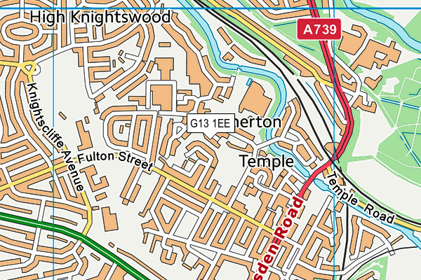 G13 1EE map - OS VectorMap District (Ordnance Survey) G13 1EE map - OS VectorMap District (Ordnance Survey)