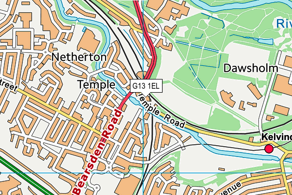 G13 1EL map - OS VectorMap District (Ordnance Survey) G13 1EL map - OS VectorMap District (Ordnance Survey)