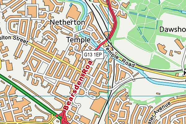 G13 1EP map - OS VectorMap District (Ordnance Survey) G13 1EP map - OS VectorMap District (Ordnance Survey)