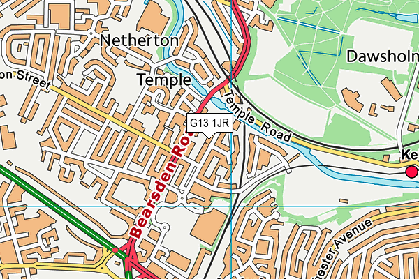 G13 1JR map - OS VectorMap District (Ordnance Survey) G13 1JR map - OS VectorMap District (Ordnance Survey)