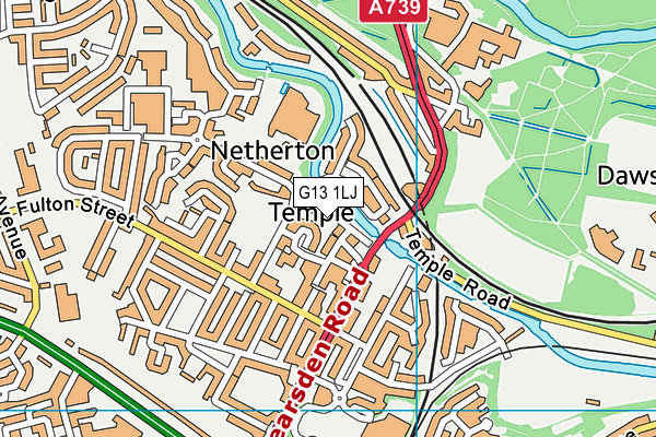 G13 1LJ map - OS VectorMap District (Ordnance Survey) G13 1LJ map - OS VectorMap District (Ordnance Survey)
