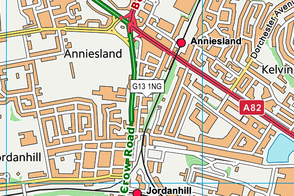 G13 1NG map - OS VectorMap District (Ordnance Survey) G13 1NG map - OS VectorMap District (Ordnance Survey)