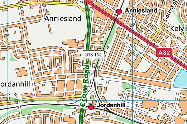 G13 1NL map - OS VectorMap District (Ordnance Survey) G13 1NL map - OS VectorMap District (Ordnance Survey)