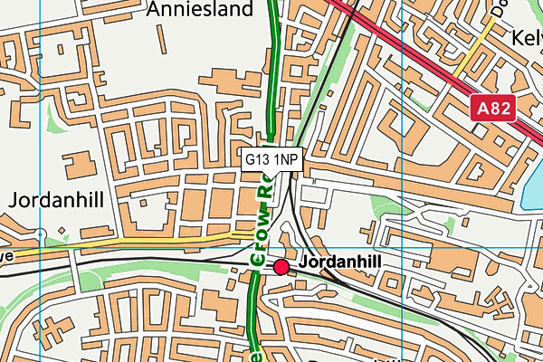 G13 1NP map - OS VectorMap District (Ordnance Survey) G13 1NP map - OS VectorMap District (Ordnance Survey)