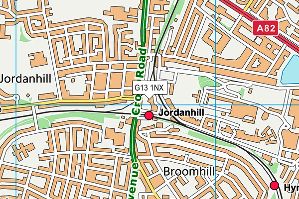G13 1NX map - OS VectorMap District (Ordnance Survey) G13 1NX map - OS VectorMap District (Ordnance Survey)