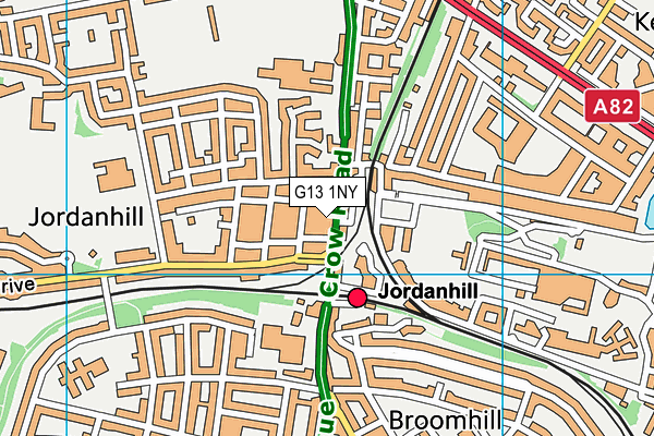 G13 1NY map - OS VectorMap District (Ordnance Survey) G13 1NY map - OS VectorMap District (Ordnance Survey)