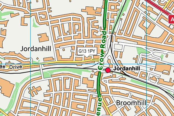 G13 1PY map - OS VectorMap District (Ordnance Survey) G13 1PY map - OS VectorMap District (Ordnance Survey)