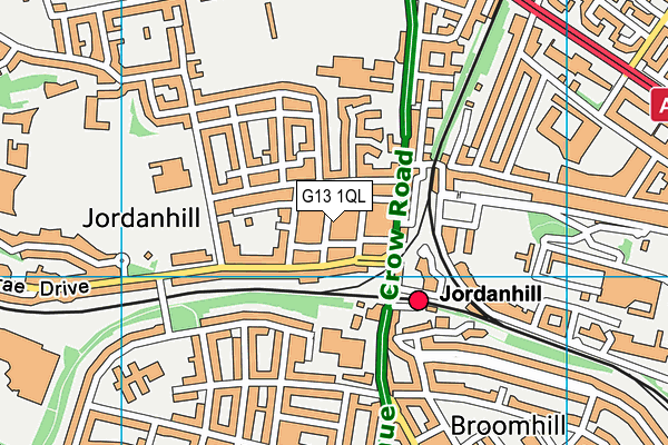 G13 1QL map - OS VectorMap District (Ordnance Survey) G13 1QL map - OS VectorMap District (Ordnance Survey)