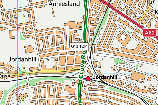 G13 1QP map - OS VectorMap District (Ordnance Survey) G13 1QP map - OS VectorMap District (Ordnance Survey)