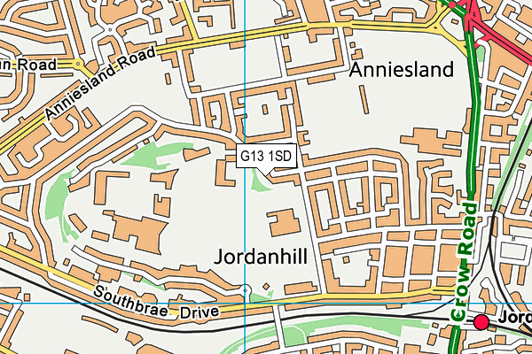 G13 1SD map - OS VectorMap District (Ordnance Survey) G13 1SD map - OS VectorMap District (Ordnance Survey)