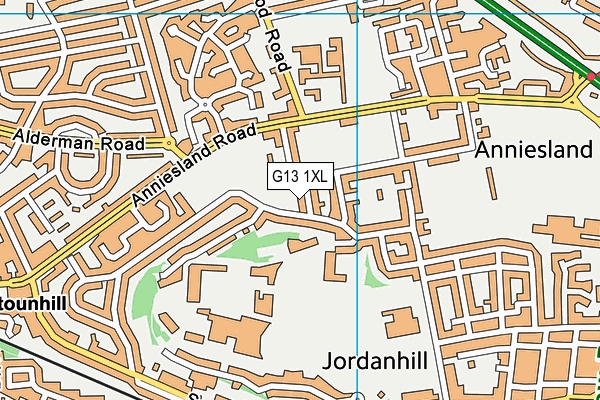 G13 1XL map - OS VectorMap District (Ordnance Survey) G13 1XL map - OS VectorMap District (Ordnance Survey)