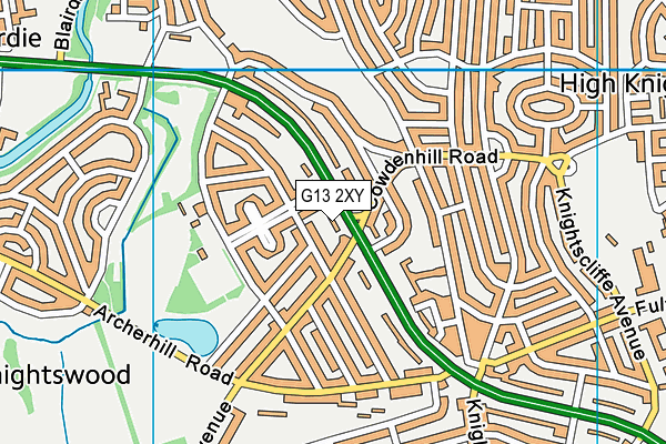 G13 2XY map - OS VectorMap District (Ordnance Survey) G13 2XY map - OS VectorMap District (Ordnance Survey)