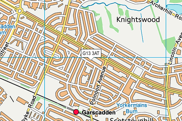 G13 3AT map - OS VectorMap District (Ordnance Survey) G13 3AT map - OS VectorMap District (Ordnance Survey)