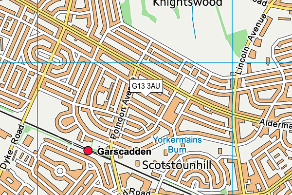 G13 3AU map - OS VectorMap District (Ordnance Survey) G13 3AU map - OS VectorMap District (Ordnance Survey)