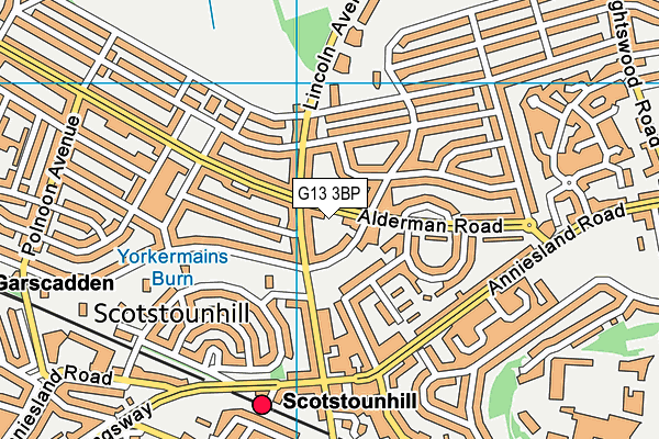 G13 3BP map - OS VectorMap District (Ordnance Survey) G13 3BP map - OS VectorMap District (Ordnance Survey)