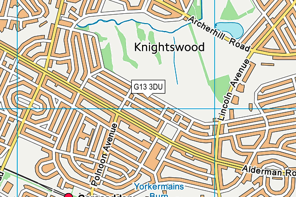 G13 3DU map - OS VectorMap District (Ordnance Survey) G13 3DU map - OS VectorMap District (Ordnance Survey)