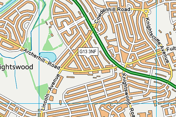G13 3NF map - OS VectorMap District (Ordnance Survey) G13 3NF map - OS VectorMap District (Ordnance Survey)