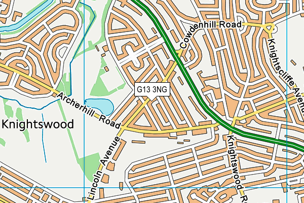 G13 3NG map - OS VectorMap District (Ordnance Survey) G13 3NG map - OS VectorMap District (Ordnance Survey)
