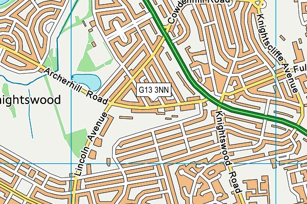 G13 3NN map - OS VectorMap District (Ordnance Survey) G13 3NN map - OS VectorMap District (Ordnance Survey)