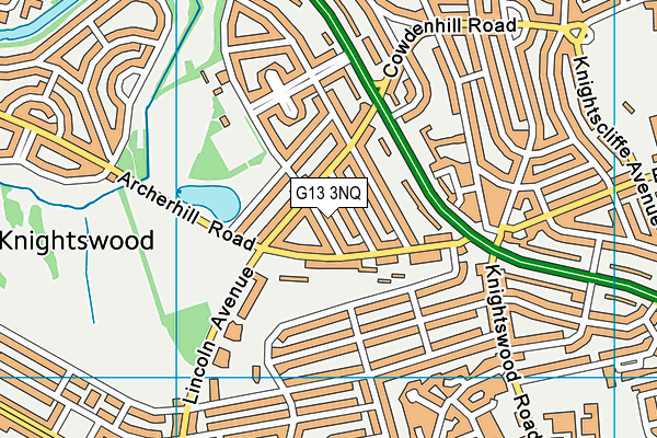 G13 3NQ map - OS VectorMap District (Ordnance Survey) G13 3NQ map - OS VectorMap District (Ordnance Survey)