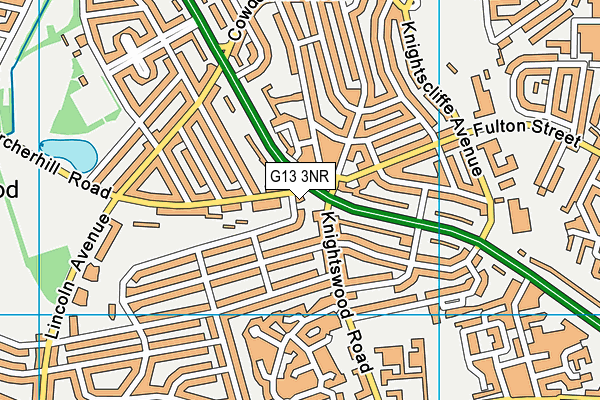 G13 3NR map - OS VectorMap District (Ordnance Survey) G13 3NR map - OS VectorMap District (Ordnance Survey)