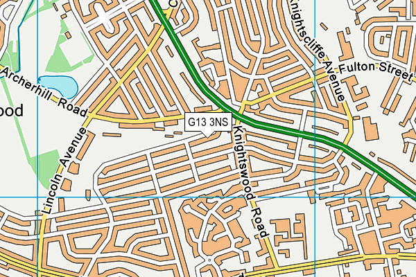 G13 3NS map - OS VectorMap District (Ordnance Survey) G13 3NS map - OS VectorMap District (Ordnance Survey)
